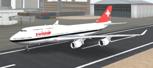 Swissair Boeing 747 for Android