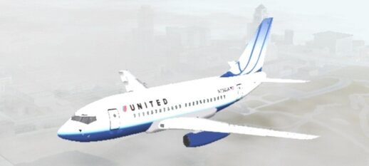 United Blue Tulip Boeing 737-200 for Android