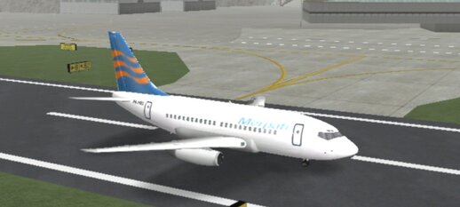 Merpati Boeing 737-200 for Android