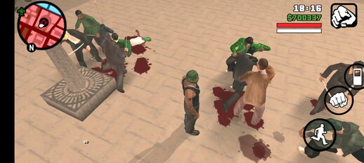Random Combat Skill Peds for Mobile