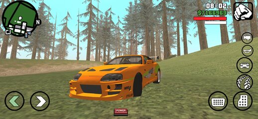 1995 Toyota Supra Mk.IV from Fast & Furious for Mobile