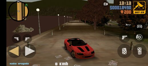 Camaro Z28 1997 for GTA 3 Mobile