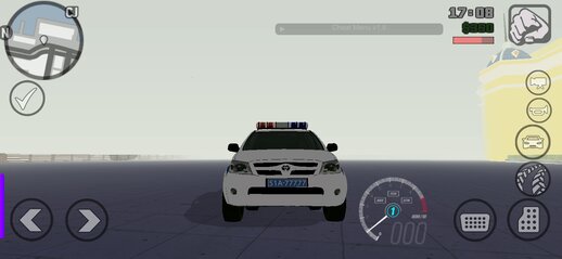 Traffic Police Pickup Truck And 113 Police for mobile