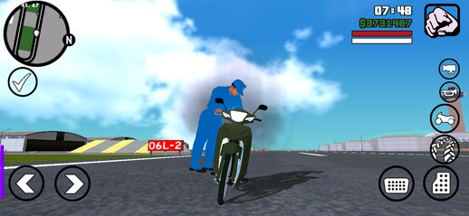 Vietnamese Militia Motorbike for Mobile