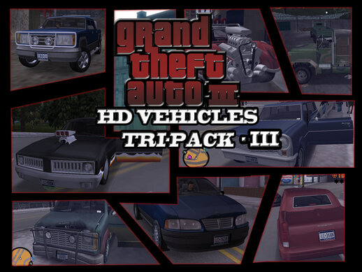 GTA III HD VEHICLES TRI-PACK for Mobile