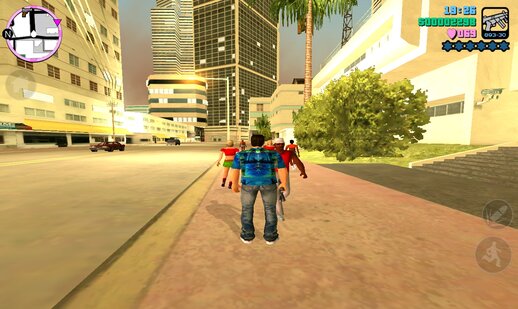 Pedestrian And Characters And Weapons And Animation And Huds From VCS for Mobile