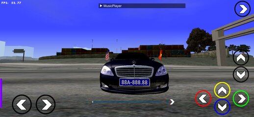 Mercedes Benz S500 Diplomatic For Mobile