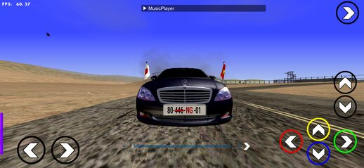 Mercedes Benz S500 Diplomatic For Mobile