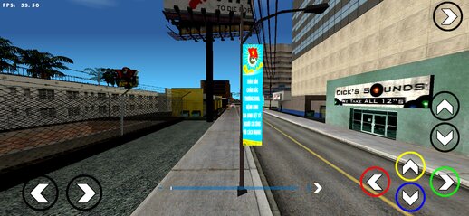 Lampposts With Outdoor Banners For Mobile