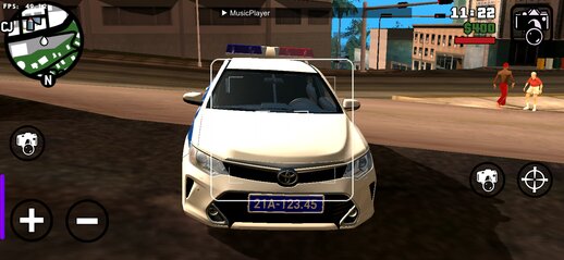Toyota Camry Traffic Police (Remake) For Mobile